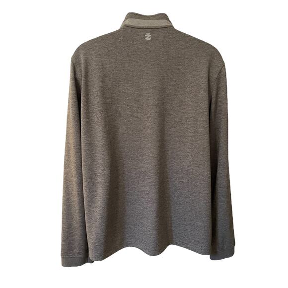 Izod Golf 1/4 Zip Pullover, Long Sleeve, Brown, Exc Cond, Men's Large - Picture 2 of 6
